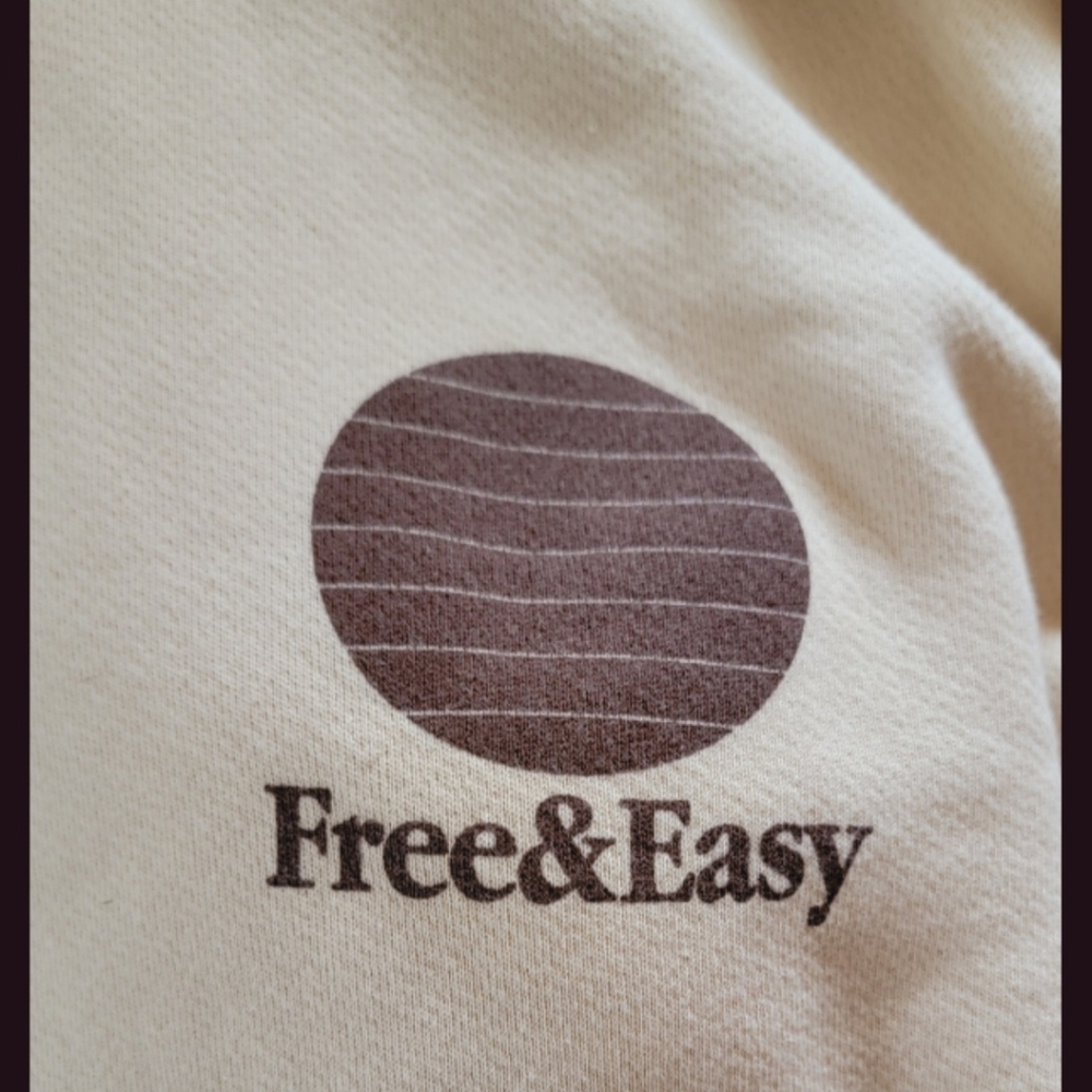 Free People Free & Easy Three Palms Hoodie Sweatshirt Dont Trip - Picture 14 of 16